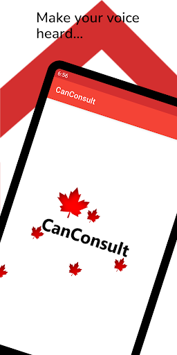 Android application CanConsult screenshort