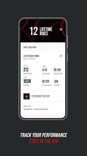 Screenshot of CycleBar