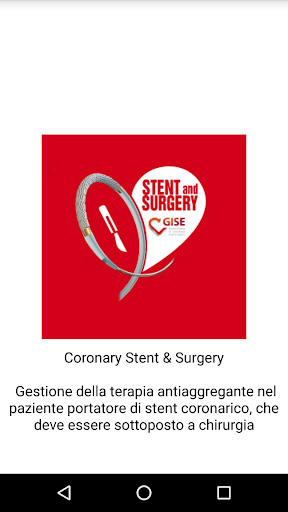 Android application Stent & Surgery screenshort