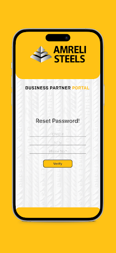 Amreli Steels Business Partner Screen 3