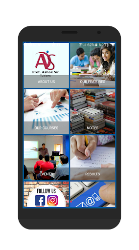 Prof. Ashok Sir Tuitions Screen 2