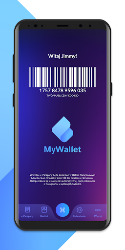 Android application MyWallet Mobile screenshort