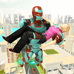 Cover Image of Descargar Iron Hero Flying Robot Rescue 1.0 APK