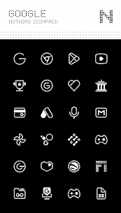 I-Nothing Icon Pack ye-MOD APK (Ebhayiziwe/Inguqulo Egcwele) 3