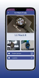 LG Watch R App help