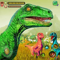 Злой крокодил против симулятора семьи динозавров