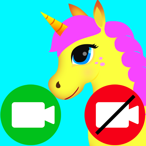 unicorn fake video call game 10.0 Icon