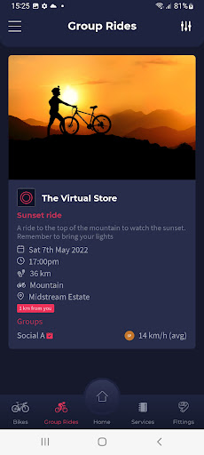 Hubtiger: Bike Management Screen 2