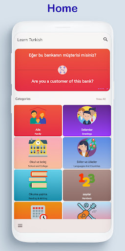 Learn Turkish Offline Screen 2