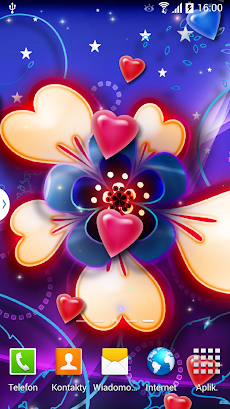 Neon Hearts Wallpaper Liteのおすすめ画像1