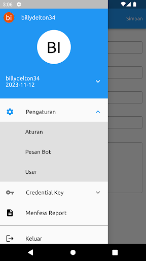 Biolbe Menfess Manager Screen 2