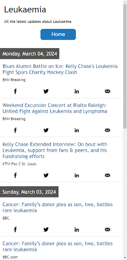 Android application Leukaemia(Leukemia) News screenshort