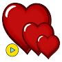 Animated Love Sticker For WA