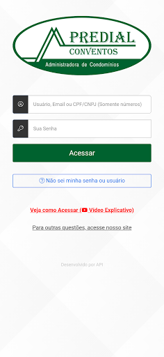 Android application Predial Conventos screenshort
