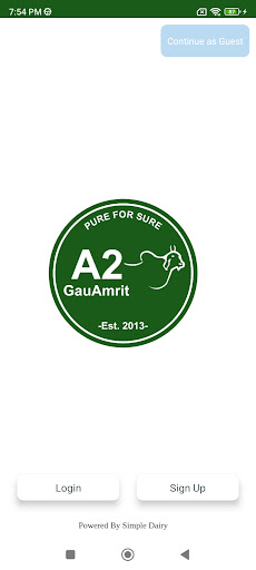 Android application A2 GauAmrit screenshort