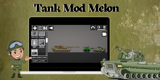 Mod Tank Melon Playground Skin