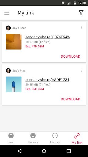 Send Anywhere (إرسال الملفات) Gallery 4