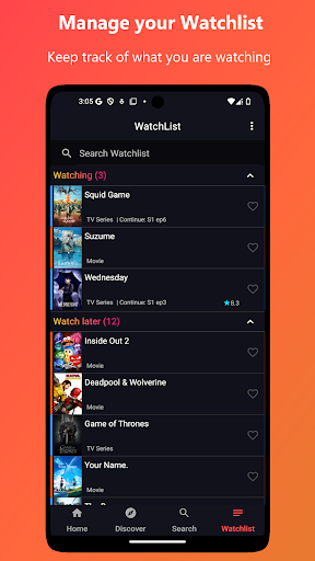 Watch Later - Movies & Shows Screen 3