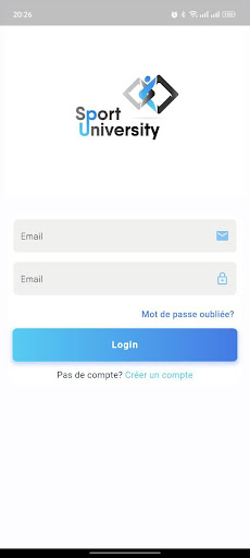Android application Sports university screenshort