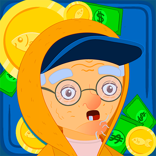 GRANDPA TYCOON: cute clicker logo