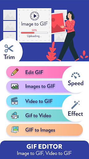 Android application GIF Editor: Image to GIF, Vide screenshort