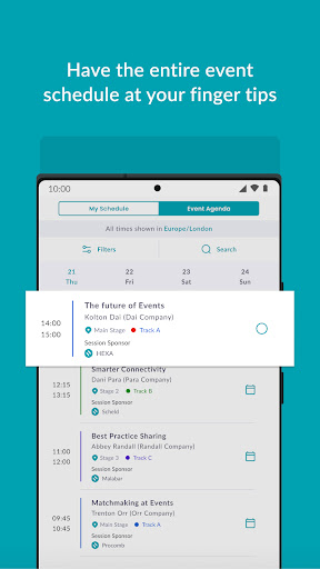 Android application NAATBatt: Events & Conferences screenshort
