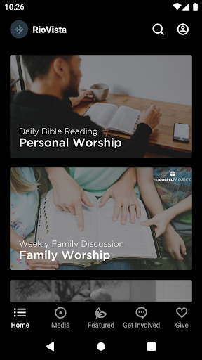 Android application Rio Vista Church screenshort