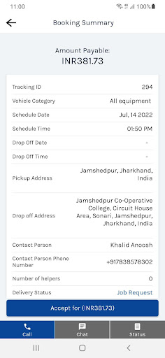 GadiWala Driver Screen 2