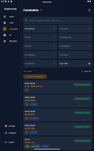 RadOncCalc screenshot 12