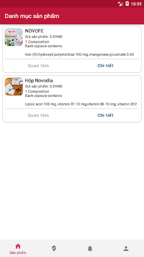 Android application pDTP screenshort
