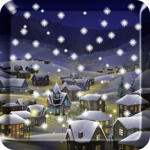 Snow Night City wallpaper PRO logo