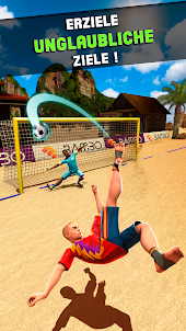 Schießen Tor Beach Soccer