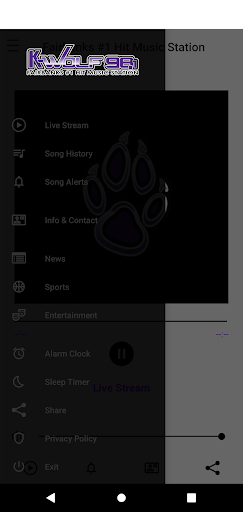 Kwolf 98.1FM Screen 3