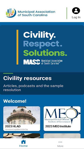 Android application Municipal Association of SC screenshort