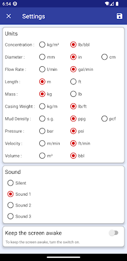 Screenshot of Drilling Fluids Pro