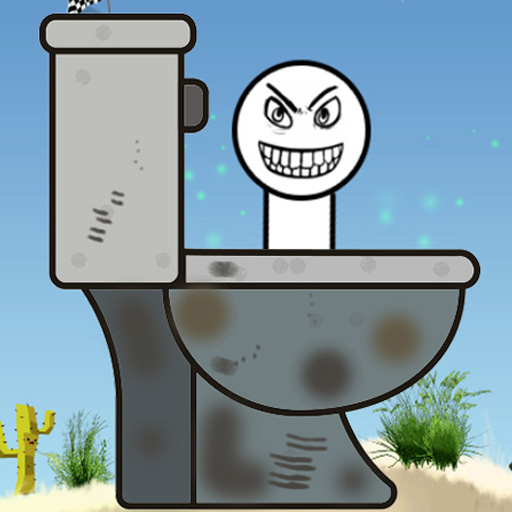 Stickman merge: toilet monster