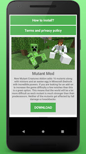 Mutant Mod For Minecraft 1.0 APK screenshots 17