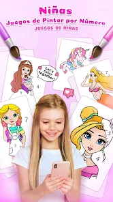 Libro de colorear para niñas - Apps en Google Play