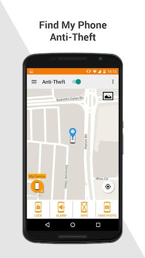 Android application Comodo Anti Theft screenshort