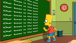 Bart writes on the blackboard - Screenshot 2