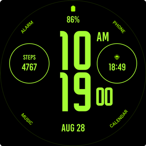 Green Nation Watch Face logo