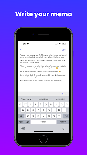 Beememo Screen 2