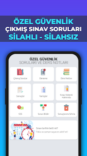 Özel Güvenlik Sınav Soruları‏ 1.1.4 APK + Mod (Unlimited money) إلى عن على ذكري المظهر