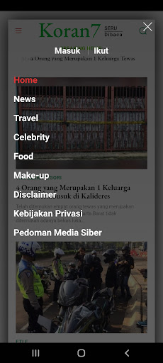 Android application Koran7.com screenshort