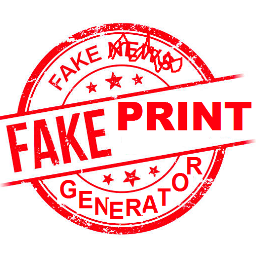 Fake Print Generator - For Soc  Icon