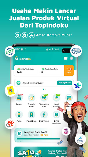 Topindoku: Pulsa, PPOB & Tiket Screen 3