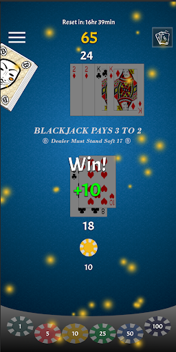 Bitcoin Blackjack Screen 3