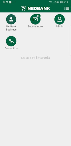 Android application Nedbank AppSuite screenshort