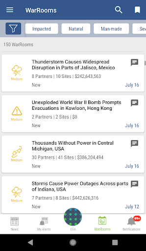 EventWatch Screen 2