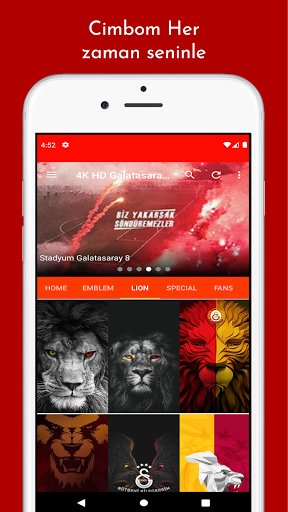 4K HD Galatasaray Wallpapers Screen 2